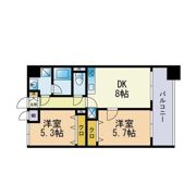 センターコート博多駅南の間取り画像
