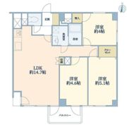 東カングランドマンション磯子の間取り画像