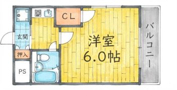 リーガル塚本Ⅲの間取り画像