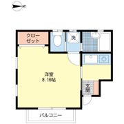 コーポミルクールの間取り画像