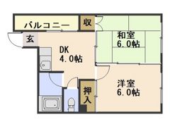 佐伯ビルの間取り画像