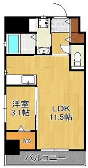 FLATS別院の間取り画像