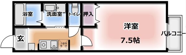 ALEGRIA藤田町WESTの間取り画像