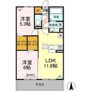 ウエスト ヴィレッジⅣの間取り画像