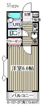 グランヴィラ2(K-107)の間取り画像