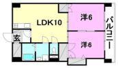 キャッスルビュー味酒野の間取り画像