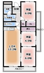 カサグランデの間取り画像