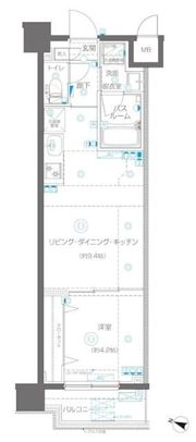 AELL横浜吉野町の間取り画像