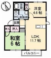 ガーデンパレス D棟の間取り画像