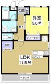 リバティーハイツの間取り画像
