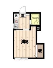 サンハイツ岡野の間取り画像