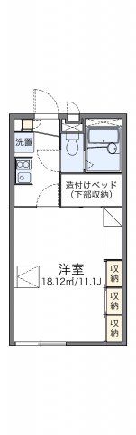 レオパレスマロンハイツ Ⅱの間取り画像