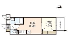 S－RESIDENCE本川町affordの間取り画像
