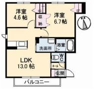 ライフレビュー A棟の間取り画像