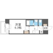 プレサンス京橋GREEN YARDアルミラの間取り画像
