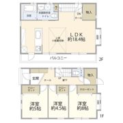 東久留米市学園町2丁目住宅（0006045）の間取り画像