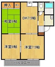 バリュージュ星ヶ丘の間取り画像