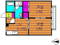 ブロードビューⅡの間取り画像
