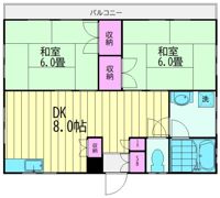 江川ハイムの間取り画像