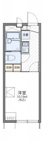 レオパレス弥勒寺Ⅱの間取り画像