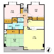 ロイヤルコート東浦和の間取り画像