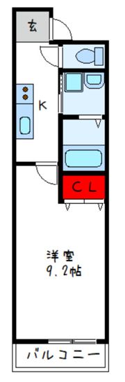 フジパレス北野田Ⅰの間取り画像