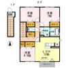 ブランズ小杉 A棟の間取り画像