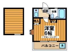 本町コーポあさひの間取り画像