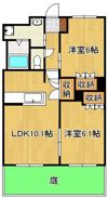 レジデンス若宮インターAの間取り画像