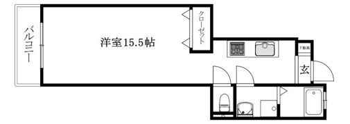 ひこうき雲の間取り画像