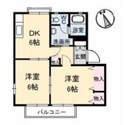 ベルメゾン重信 B棟の間取り画像