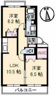 フレヴェールの間取り画像