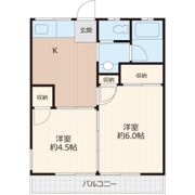 山城ハイツの間取り画像