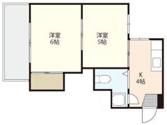 コーポ西田の間取り画像