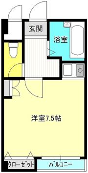 CALME栄町の間取り画像