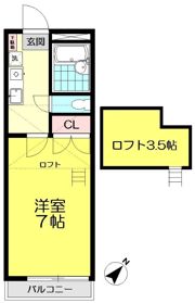 クレール本橋の間取り画像