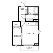 メリディアン泉ケ丘Solanaの間取り画像