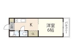 コーポ若葉の間取り画像