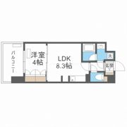 アーバンドルフ天満の間取り画像