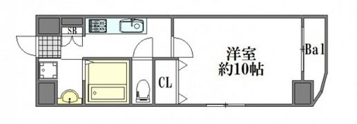 アクアシティ舟入中町の間取り画像