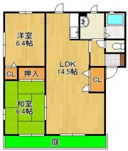 リバービュー B棟の間取り画像