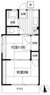 外山ハイムAの間取り画像