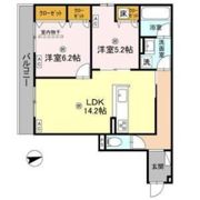 D-residence荘園Bの間取り画像