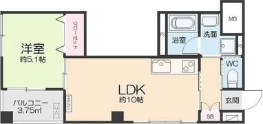 Le Vent Motoyamaの間取り画像