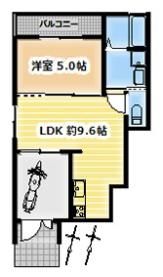 F.RISE NAKAGAWA Ⅰの間取り画像