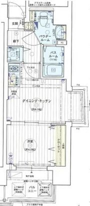 エステムコート難波IIIラグースの間取り画像