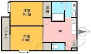 グリーンヒルNの間取り画像