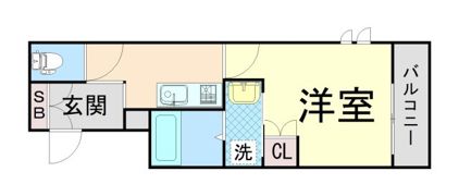 ホワイトハウス水道筋の間取り画像