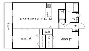 ヴェールデュランの間取り画像