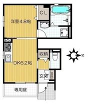 グラーティアム A棟の間取り画像